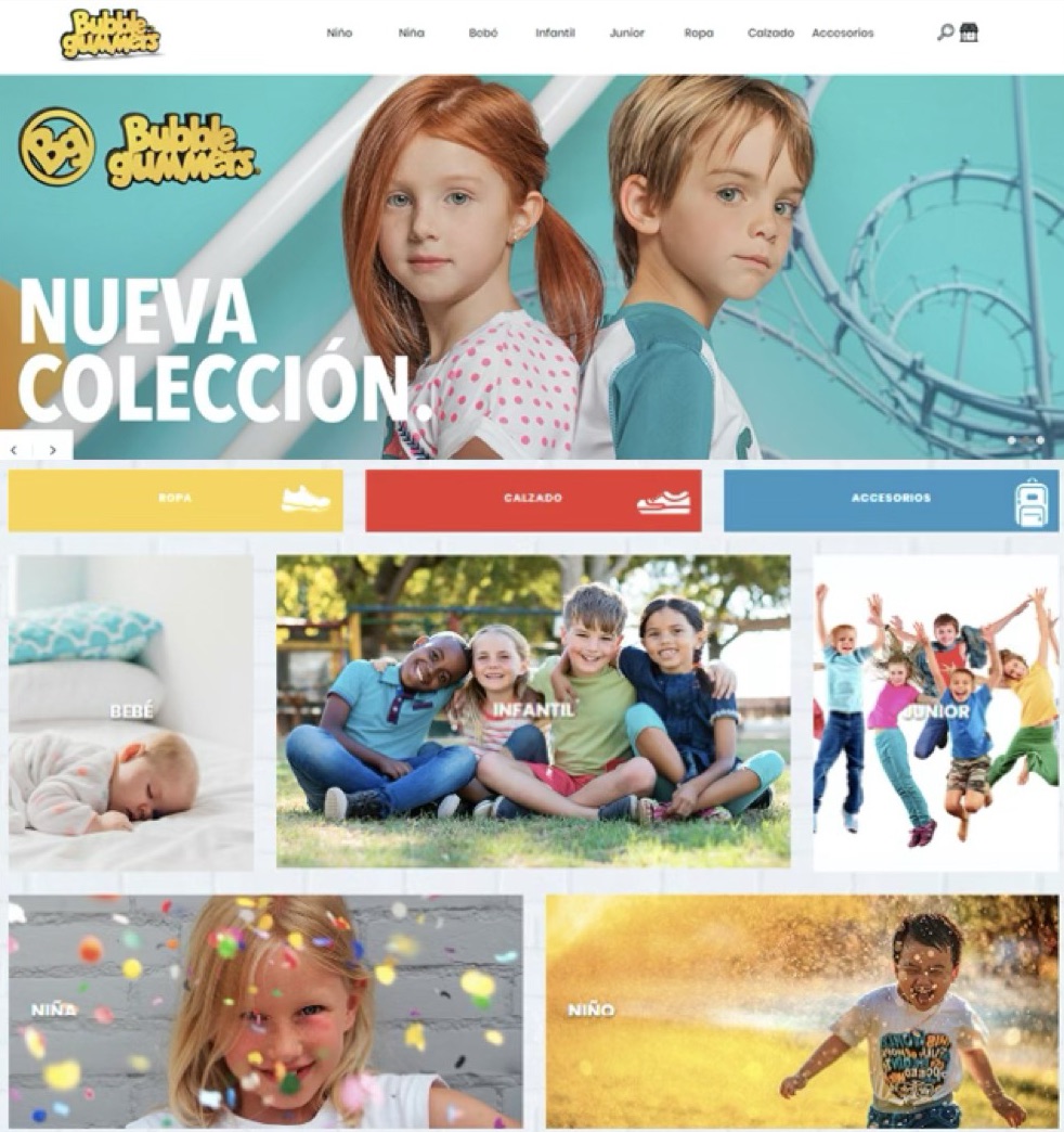 E-commerce de Bubblegummers